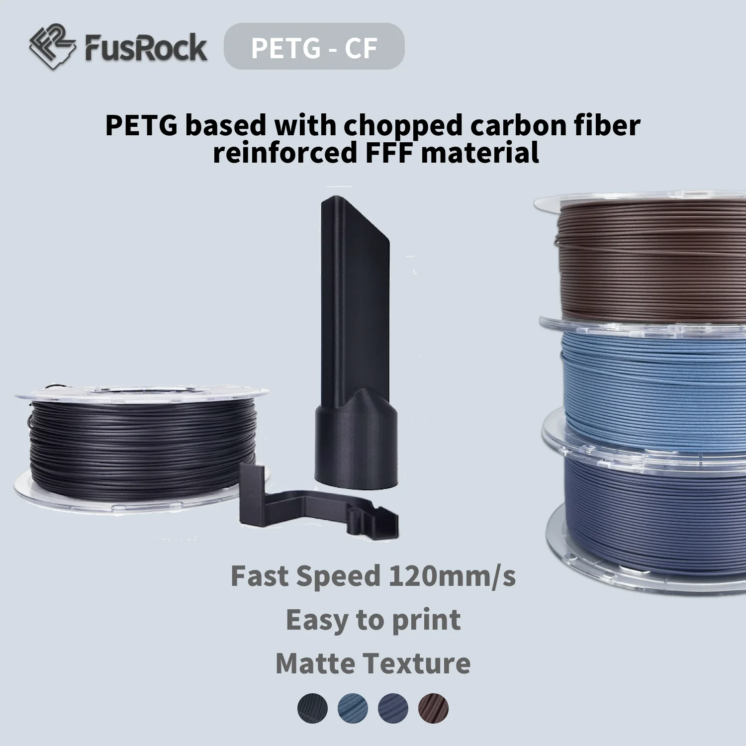 FUSROCK ź  PETG CF 3D  ʶƮ,  ,  ,   , 1.75mm, 1kg 
